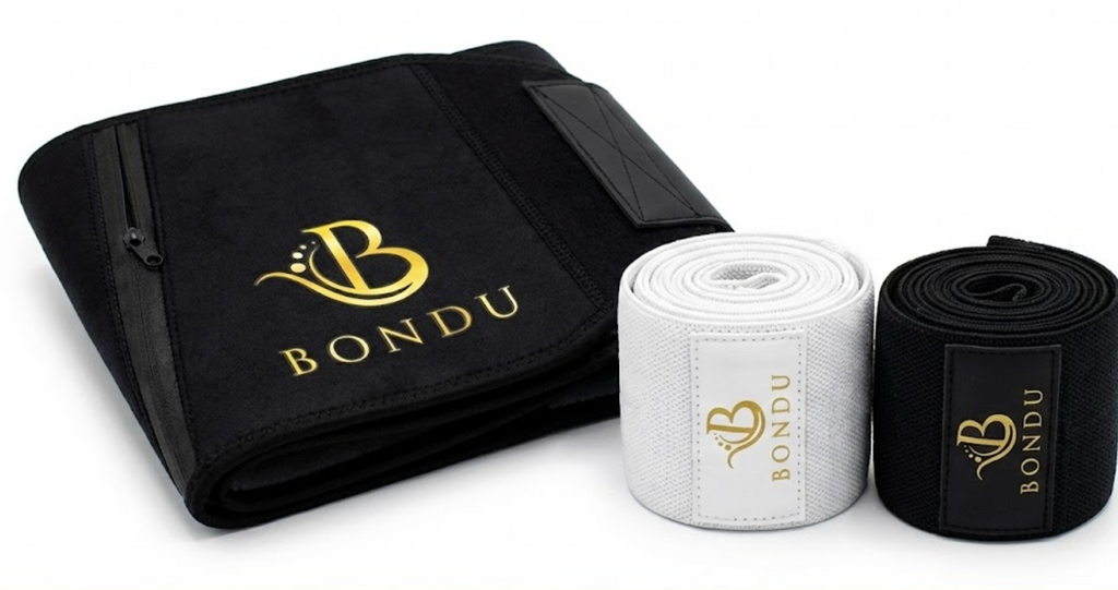 BONDU Fitness-Bundle – Bauchband & Resistance Bands für deine Workouts