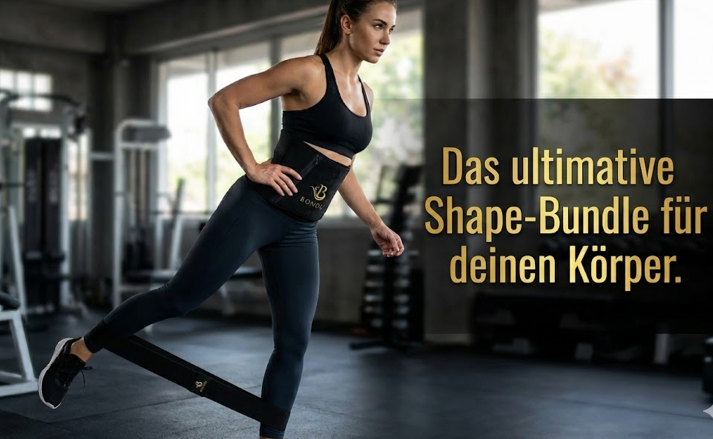 BONDU Fitness-Bundle – Bauchband & Resistance Bands für deine Workouts